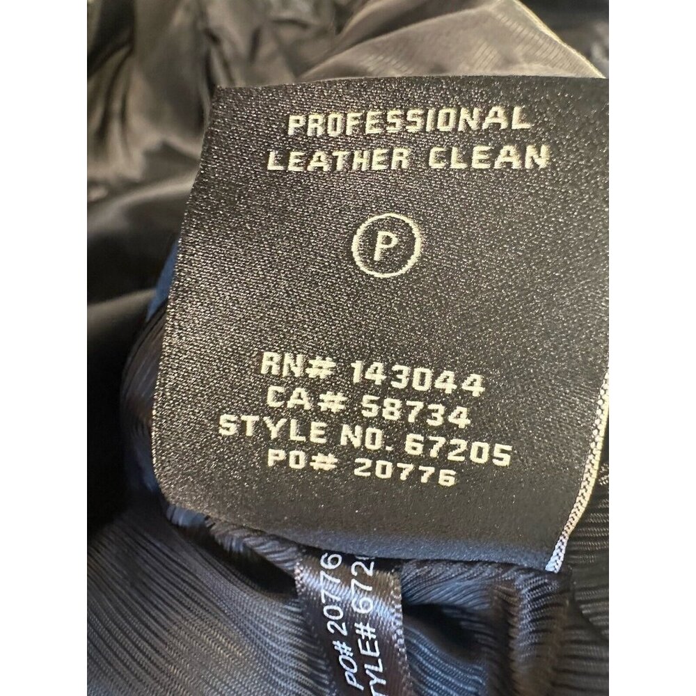 Bagatelle Size M 100% Leather Tailored Jacket Black TIMELESS, SOPHISTICATED!!🤩 - Picture 16 of 16